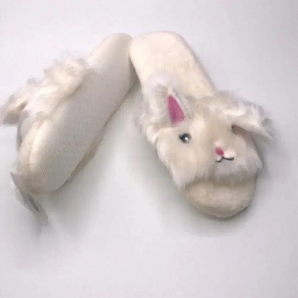Fuzzy Baba Kids Slide with Bunny Rabbit